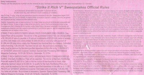 NME Pat Haines Mail Back